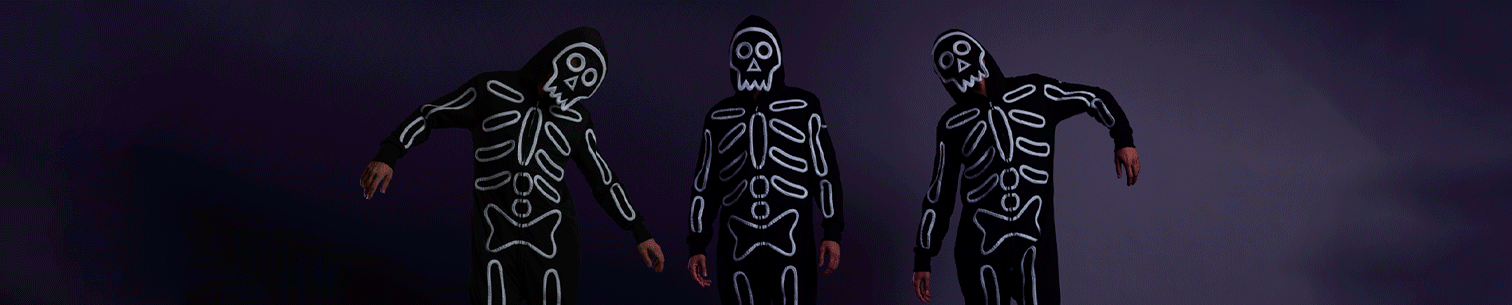 shop new neon LED skeleton costumes
