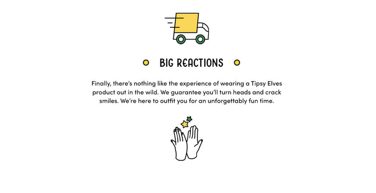 WOW promise image + text blurb. Big Reactions 