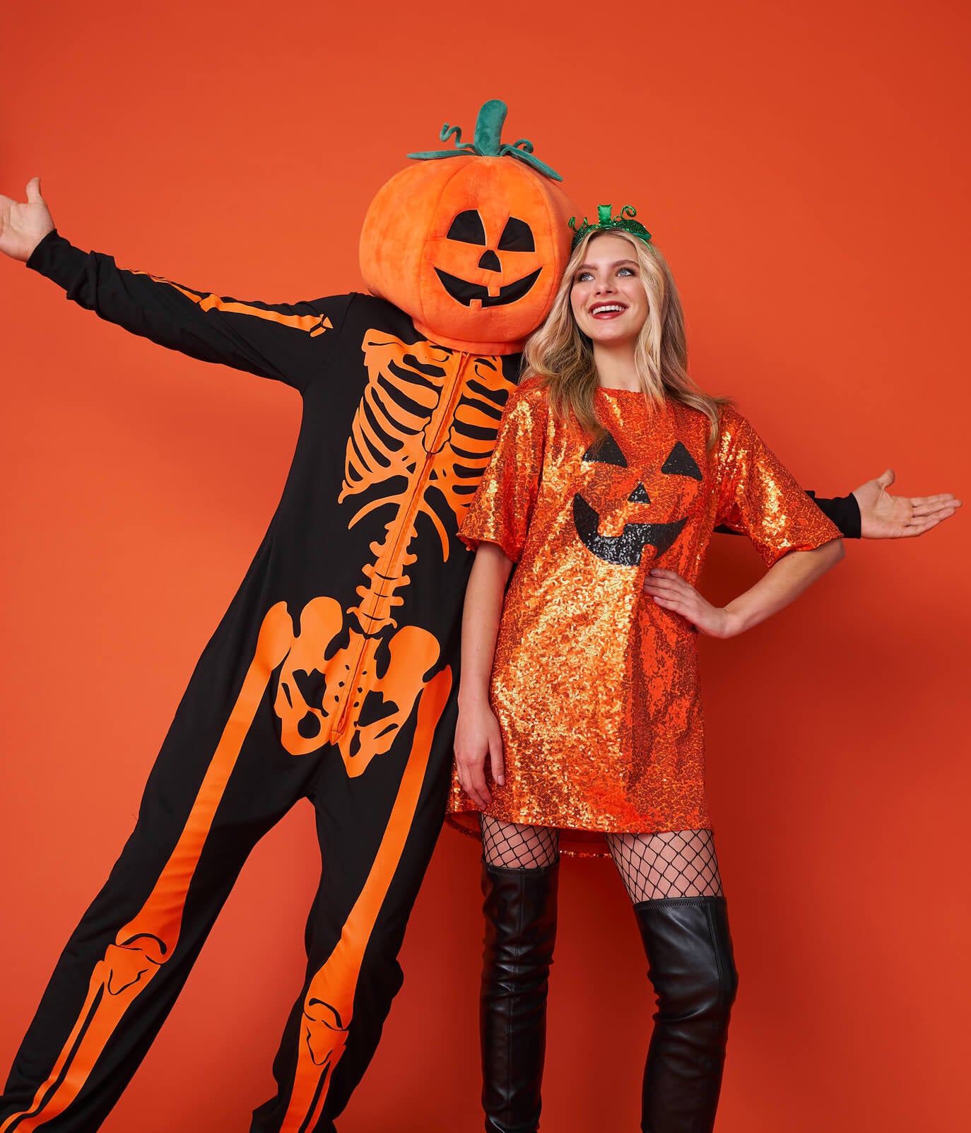 Pumpkin Couples Costumes