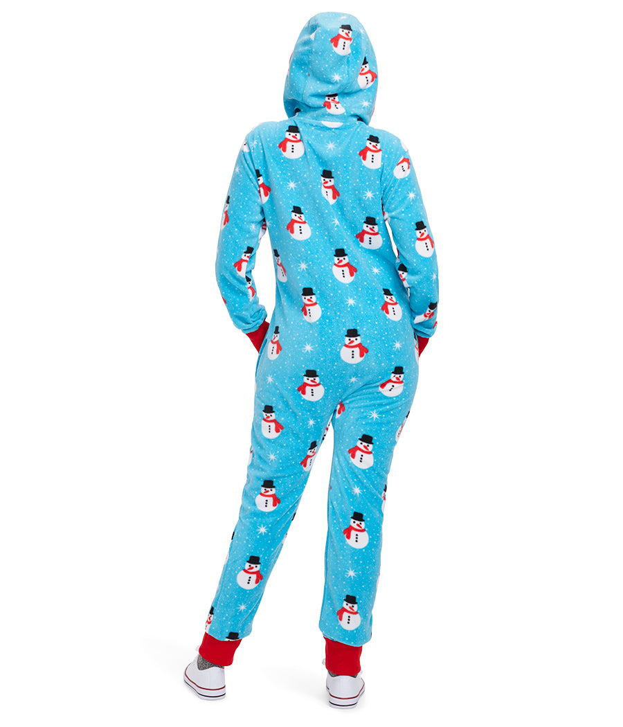 Women's Snowman Is An Island Jumpsuit Image 2
