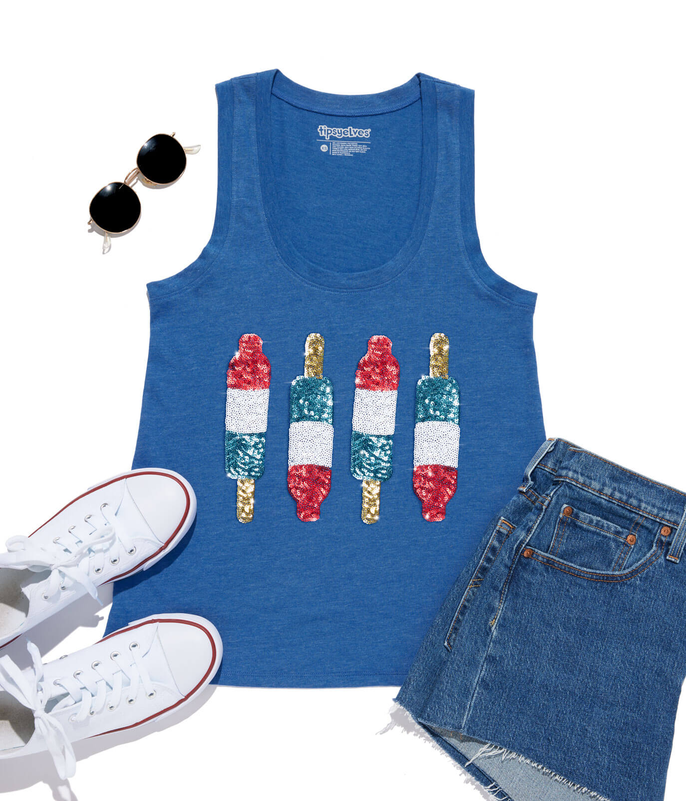 Women's Grand Finale Sequin Tank Top Image 2