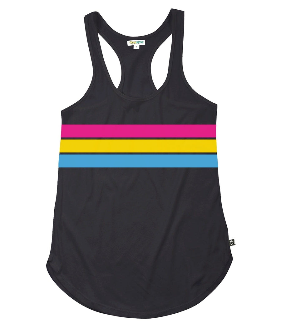 Pan Pride Flag Racerback Tank Top