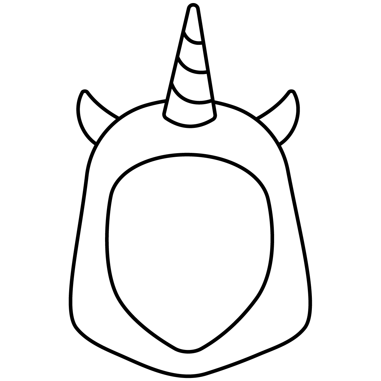 attached <p> horn</p>