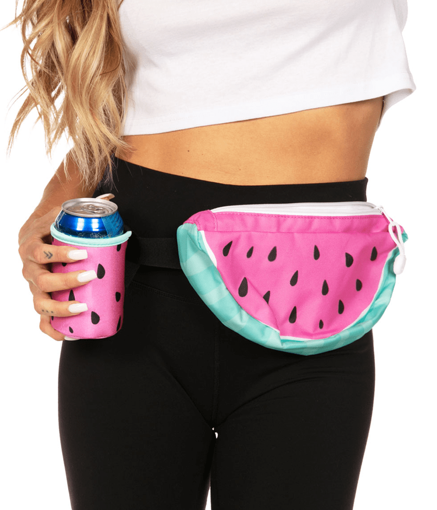 Watermelon 3D Fanny Pack with Drink Holder Image 2